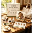thumbnail image 5 of 1 PCS Woodland Mosaic Art Diy Kit, 2026 New Beginner Friendly Forest Animal Mosaic Craft Set, Complete Tile Supplies, Handmade Cottagecore Home Decor & Unique Holiday Gift for Nature Lovers(Horse), 5 of 7