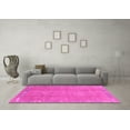 thumbnail image 3 of Ahgly Company Indoor Rectangle Abstract Pink Modern Area Rugs, 7' x 9', 3 of 4