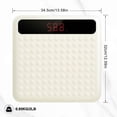 thumbnail image 2 of Vowella Smart Body Fat Scale, Highly Accurate Digital Bathroom Scale with Large LCD Display, 400 lbs Capacity, White, 2 of 10