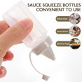 thumbnail image 2 of REACHISE 4pcs Condiment Bottles Small Ketchup Bottles Salad Dressing Bottles Sauce Dispenser Containers 30ml, 2 of 9