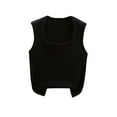 thumbnail image 2 of Censtreet Tank Tops for Women Round Neck Basic Trendy Sleeveless T Shirts Woman, 2 of 3