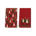 thumbnail image 3 of Yhmxh Christmas Kitchen Towels Set of 2, Christmas Tree Decorative Dish Towels, Absorbent Soft Holiday Hand Towels, Xmas Tea Towels for Kitchen Counter, Cooking, Christmas Decoration 15.75"x23.62", 3 of 6