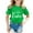 1#Green575, variant on Easter Tee for Big Girl Letter Graphic Short Sleeved Cartoon Funny T Shirt Kids Soft Daily Pullover Top ，10-11 T