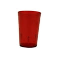 thumbnail image 2 of G.E.T. Heavy-Duty Shatterproof Stackable Plastic Tumbler Cups, BPA Free, 8 Ounce, Red (Set of 12), 2 of 3