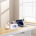 thumbnail image 4 of Cute LED Digital Alarm Clock Calendar Backlight Electronic Desktop Bedside Table Clock with Cartoon Design, 4 of 7