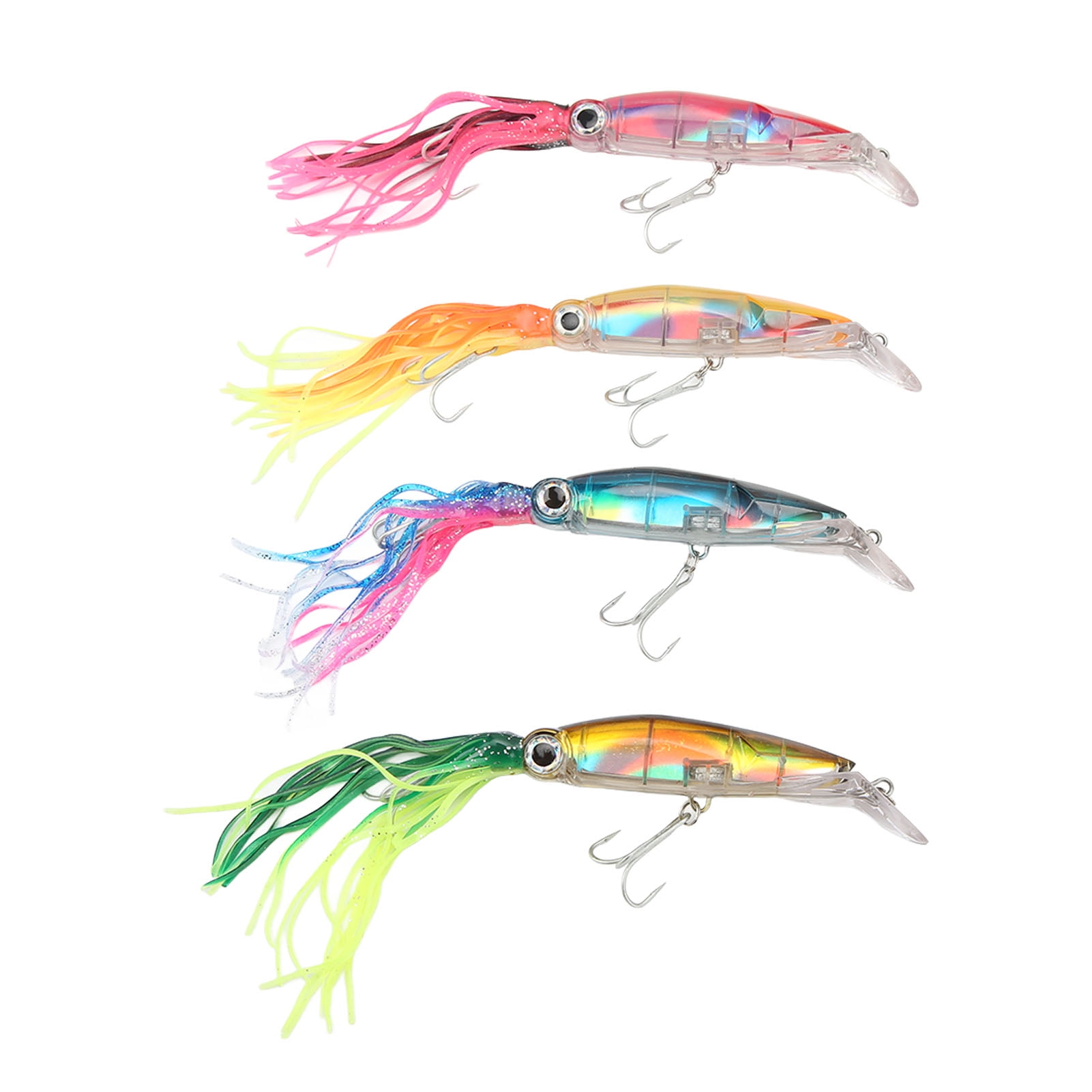 Leurre De Pêche Gros Gibier Calmar 23 Cm / 40 G – Appât Eau Salée Traîne – Lot 1-3 Pièces