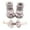 #01-Bronze, variant on Baby Bowknot Headband Floor Socks 2PCS Boys Girls Unisex Floor Socks