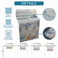 thumbnail image 6 of Jellyfish Coastal Table Runner 70 Inches, Summer Beach Coral Starfish Blue Grey Bed Runner Dresser Scarves Tabletop for Indoor Outdoor Parties/Ceremony/Banquet, 13" x 70", 6 of 9