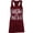 Burgundy, variant on Womens Hakuna Matata Racerback Long Tank Top