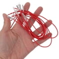 thumbnail image 2 of 10 terminales de empalme rápido de pala, terminal de cabezal único con funda aislante con cable, 2 of 6