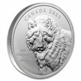 thumbnail image 3 of 2021 RCM 10 oz Silver $100 Robert Bateman Wolf Sketch Proof, 3 of 4