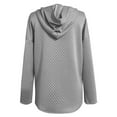 thumbnail image 5 of VNKIDY Women Plaid Hooded Cardigan Sweatshirt Long Sleeve Open Front Casual Loose Fit Outwear Fall Winter Fashion Solid Color Pullover Comfort Streetwear, 5 of 5