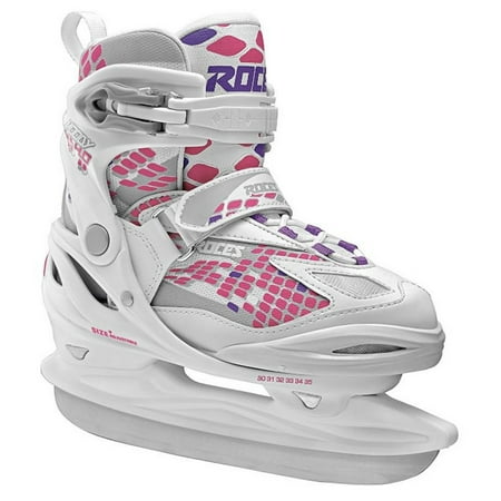 Roces Girls Moody Ice Girl Beginner Figure Ice Skates Italian Pink 450655 (Best Ice Skates For Beginner Figure Skating)