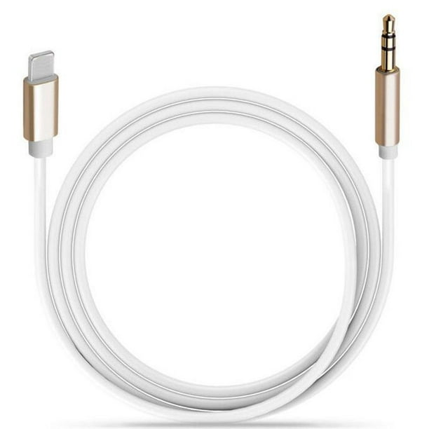 Lightning To 3.5 Mm Headphone Jack Adapter AUX Audio Music Cable Car