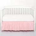 thumbnail image 2 of Washranp Crib Ruffle Skirt,Solid Color Soft Breathable Nursery Bedding Dust Pleated Cover for Bedroom, 2 of 6