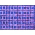 thumbnail image 1 of Ahgly Company Indoor Rectangle Abstract Purple Modern Area Rugs, 2' x 5', 1 of 4
