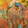 thumbnail image 2 of "Blue Bird of Paradise" Painting Print on Wrapped Canvas, 2 of 5