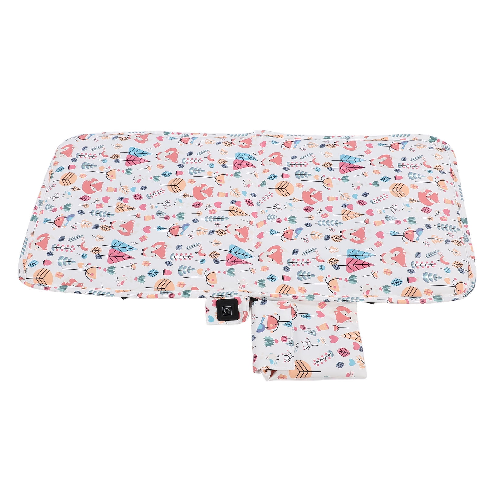 Coussin De Siège Chauffant Portable, Coussin De Siège Chauffant Usb Électrique, Siège De Stade Pliable Avec 3 Niveaux De Température Pour Gradins, Pêche, Chasse, Camping, Intérieur, Voiture-Noir-A