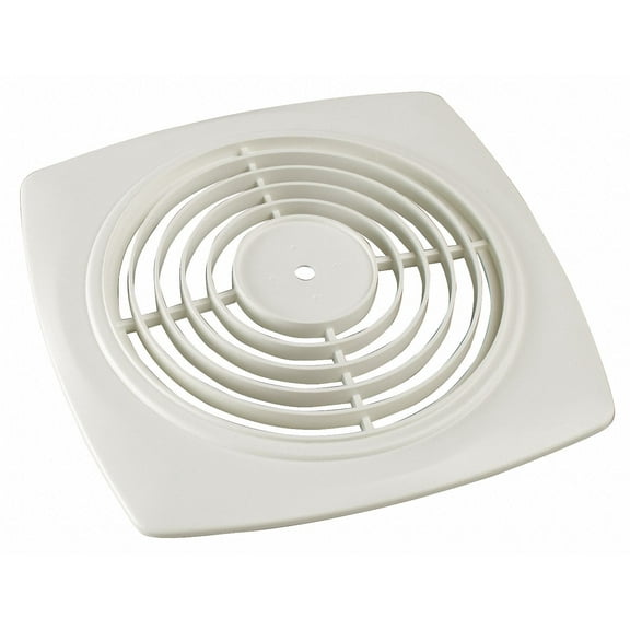 Broan Fan Grille For Broan Mfr No. 507, White, Plastic