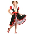 thumbnail image 1 of Frilly Queen of Hearts Girls Costume, 1 of 3