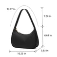 thumbnail image 2 of CYHTWSDJ Bolsos de hombro para mujer, lindo bolso de mano Hobo Mini bolso de mano con cierre de cremallera, 2 of 4