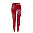 thumbnail image 2 of Luxalzxs Leggings for Women High Waisted Yoga Pants Workout Running Christmas Printed Leggings Gym Sports Tights Biking Pants, 2 of 3