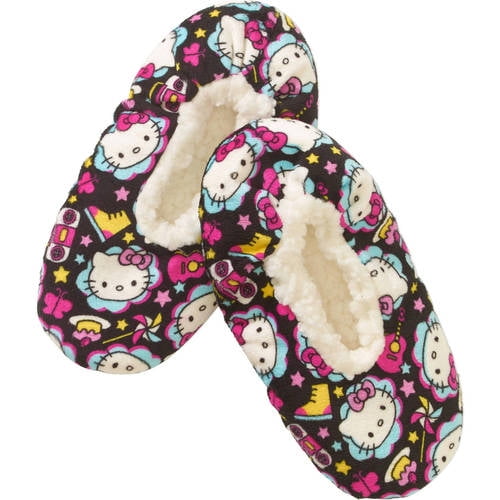 Hello Kitty Fuzzy Babba Slipper Socks 