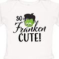 thumbnail image 4 of Inktastic Halloween So Franken Cute Boys or Girls Long Sleeve Baby Bodysuit, 4 of 5
