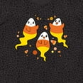 thumbnail image 4 of Inktastic Candy Corn Ghosts for Halloween Women's Plus Size T-Shirt, 4 of 5