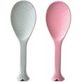 thumbnail image 3 of 2PCS Wheat Straw Fish Shaped Standing Rice Spoons Rice Paddle Spoons Upright Rice Ladle Sushi Shovel for Kitchen (2 Color), 3 of 7