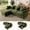 Green, variant on BedLuxury 140" Extra Large Modular Sectional Cloud Sofa with 2 Removable Storage Ottoman, Extra Deep Seat Couch, Living Room Furniture, Chenille Beige