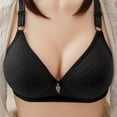 thumbnail image 1 of Traditional Mother'S Large Size Cotton Comfortable Breathable Hole Glossy Thin Cup Middle-Aged And Elderly Bra, 1 of 6