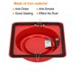 thumbnail image 3 of Uxcell 7" Metal Backdraft Damper Backflow Preventer Draft Blocker Duct Connector Rojo, 3 of 7
