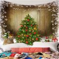 thumbnail image 4 of Tapiz de Navidad 3D Decoración para colgar el dormitorio Sala de Dormitorio 71inch Home Tabletop Centerpiece Árbol de Navidad perfecl Tapicería de pared navideña, 4 of 6