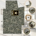 thumbnail image 2 of Ottomanson US ARMY Logo Camouflage Machine Washable Non-Slip Rubberback 2x3 Area Rug, 2'3" x 3', Multi, 2 of 7