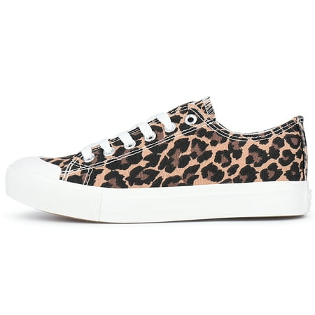 

JENN ARDOR Women Classic Lace up Low Top Canvas Sneaker