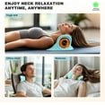thumbnail image 6 of Neck Massager 2025, Neck and Shoulder Relaxer with Heat, 3 Modes, Portable Pillows for Pain Relief and Muscle Relax, 26° Angle Cervical Traction Device for Back, Shoulder, 6 of 13