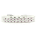 thumbnail image 6 of Dog, Puppy  Pet Fashion Collar, "Pearl and Light Pink Crystal Rimsets Sprinkles", 6 of 8