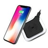 Qi Certified QPad Fast Wireless Charger Compatible with Apple iPhone 11 Pro Max, iPhone 11 Pro, iPhone 11, iPhone Xs Max, Xs, Xs Plus, XR, X, 8, 8 Plus (Black)