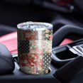 thumbnail image 4 of 30oz Pioneer Flower Tumblers Stainless Steel Tumbler with Lid and Straw,Vacuum Insulated Double Wall Travel Tumbler Cups Mug with Cleaning Brush for Coffee,Tea, 4 of 7