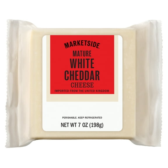 Marketside Mature English White Cheddar Cheese Chunk 7 oz