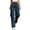 Navy, variant on Hpapadks Womens Pants Straight Leg Elastic Waist Solid Cargo Pant with Pockets Slacks for Women Brick Red L