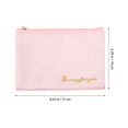 thumbnail image 2 of DEEPCRAFF 1Pc Pink Sanitary Towel Storage Pouch Waterproof Lightweight Zippered Diaper Pouch for Travel, 2 of 6