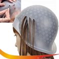 thumbnail image 4 of Ayyufe Professional Silicon Reusable Hair Colouring Highlighting Dye Cap Frosting Tipping, 4 of 7