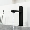 thumbnail image 5 of VIGO Nova Button Operated Single-Hole Bathroom Faucet in Matte Black, 5 of 14