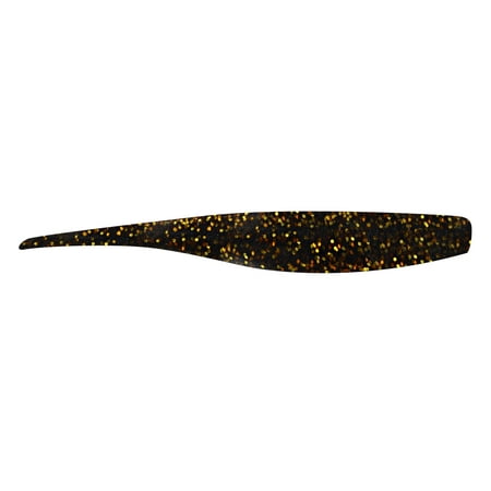 Hurricane® Salt Tackle Rootbeer/Flake 5 in. Jerk Shad 10 ct Pack Soft Baits