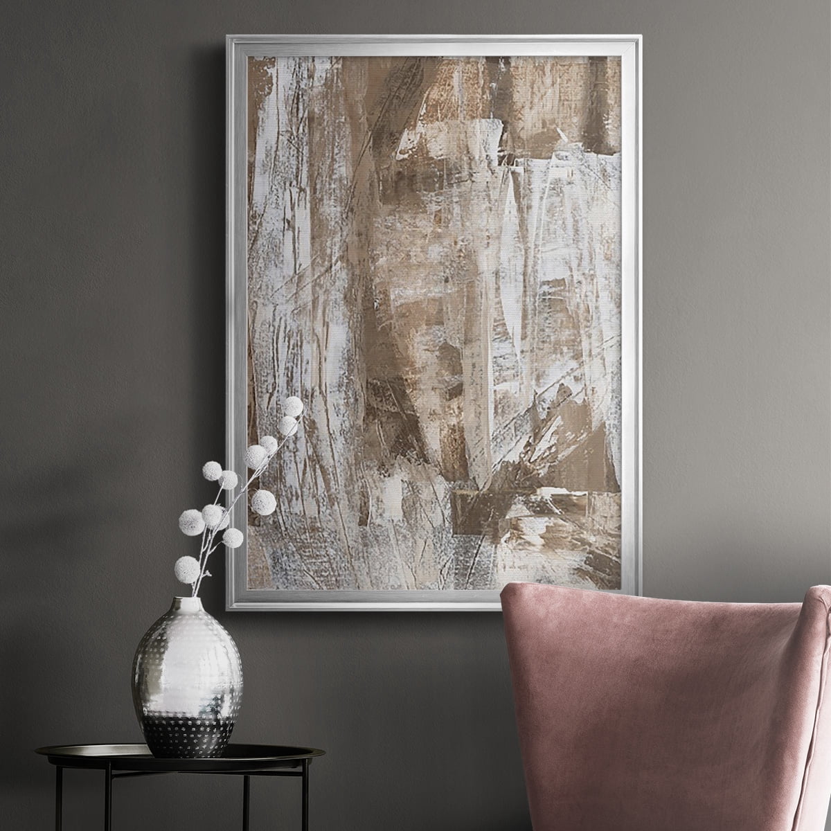 Bronzed I Premium Framed Print, in Gold, Black, or Silver - Ready to Hang