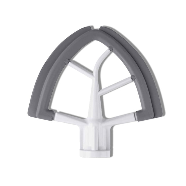 Tilt-Head Flat Beaters Wear-resistant Aluminum Silicone Flat Beater Exquisite Mixer Paddle Household Kitchen Mixing Attachment Washable Kitchenware