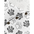 thumbnail image 2 of CLOOCL Women Oversized Blouse Animal Dog Paw Graphics Print Button Decorate Long Sleeve Plus Size T-shirt Casual Female Tops, 2 of 6