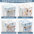thumbnail image 5 of HomelyJoy Refrigerator Dust Cover Waterproof PEVA Fridge Cover Top with Side Storage Pockets, Washer Dryer Protective Cover for Kitchen Home, 1 pc, 5 of 7